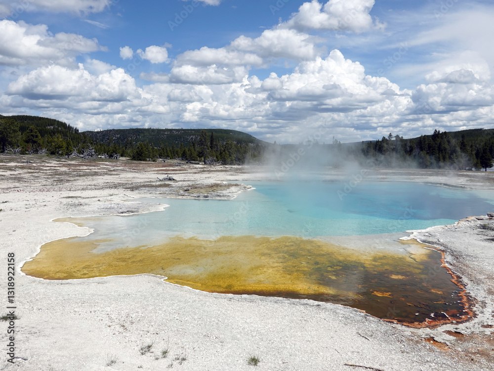 Yellowstone National Park in Wyoming Yellowstone National Park in Wyoming
