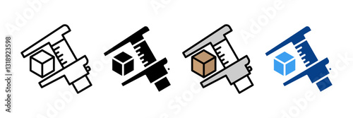 Precision  Icon Set Multiple Style Collection