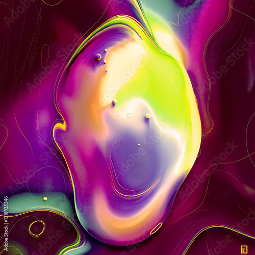 Captivating Abstract Art in Full View photo
