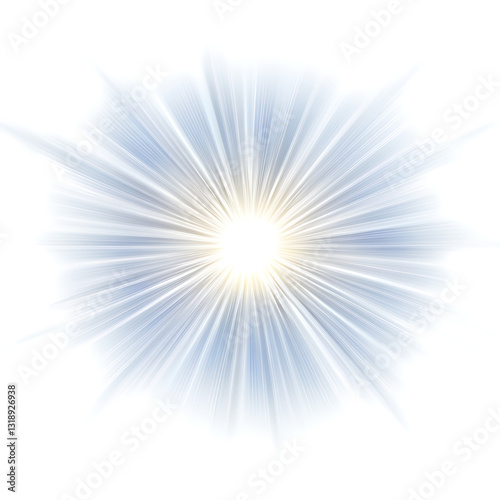 Transparent available sun shine spike lens flar white and transparent background