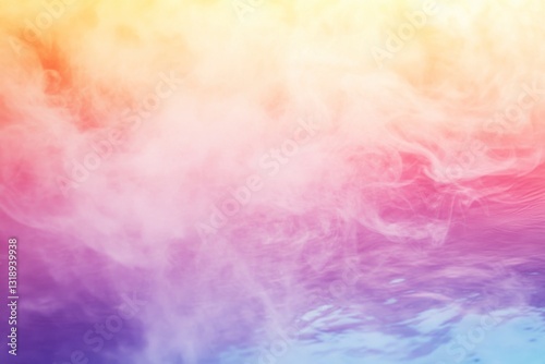 Abstract pastel colorful smoke background.