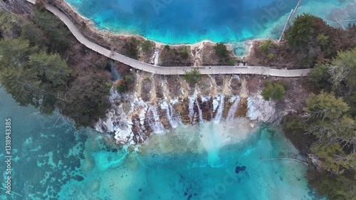 Jiuzhai Valley Scenic Area in southwest China's Sichuan provin