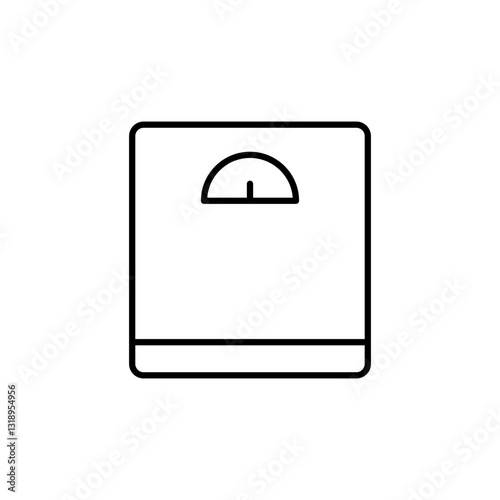Balance line icon