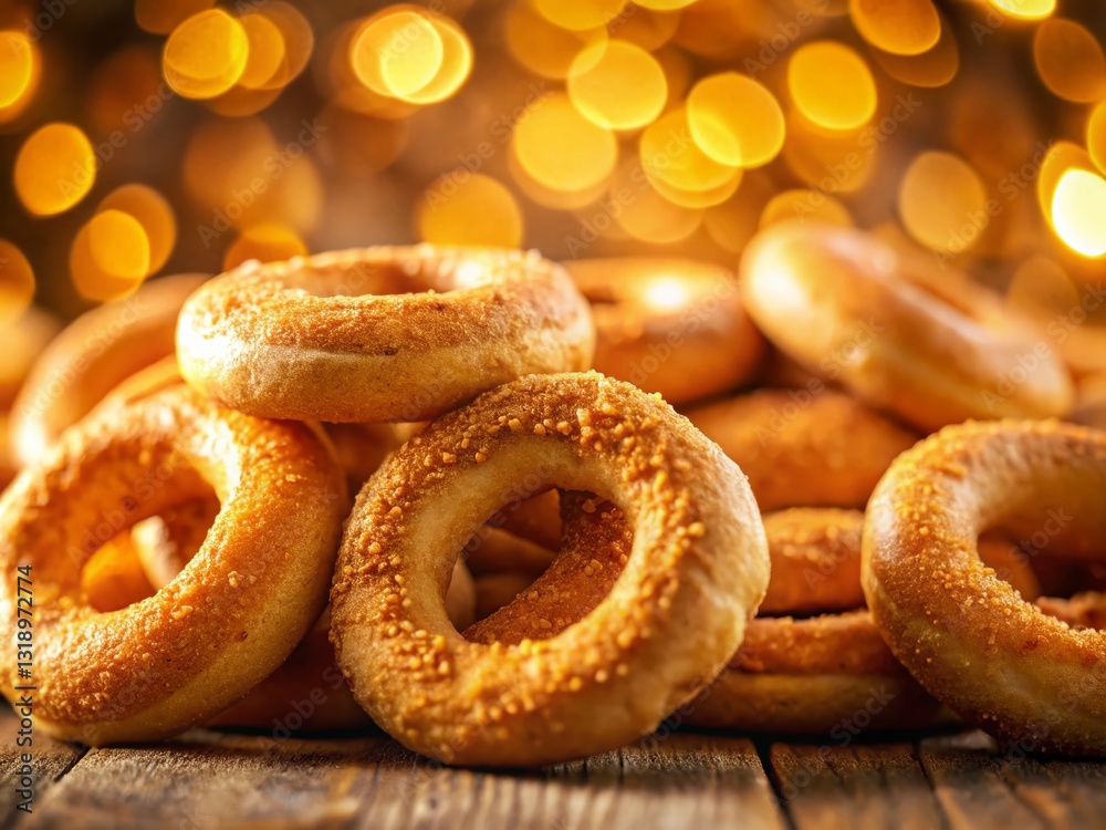 Crispy Bread Rings (Sushki): High-Resolution Stock Photo of Traditional Baked Goods Crispy Bread Rings (Sushki): High-Resolution Stock Photo of Traditional Baked Goods