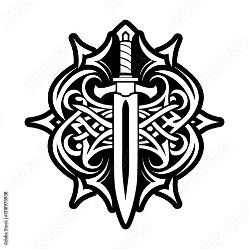 Collection of Templar Knight Symbols Glyph Icons  

