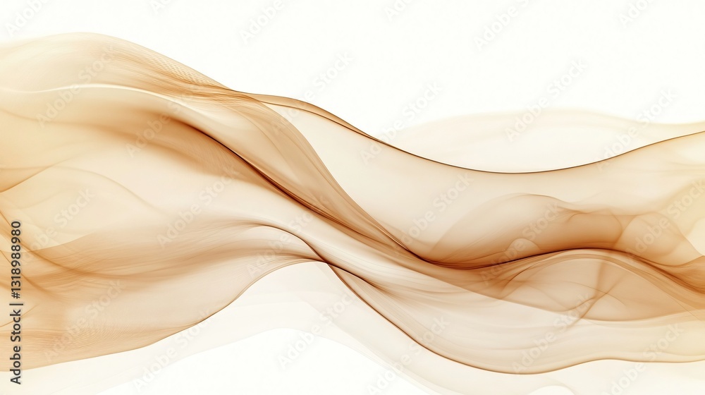 Fototapeta premium Professional Abstract Brown Beige Fluid Art Texture for Modern Designs