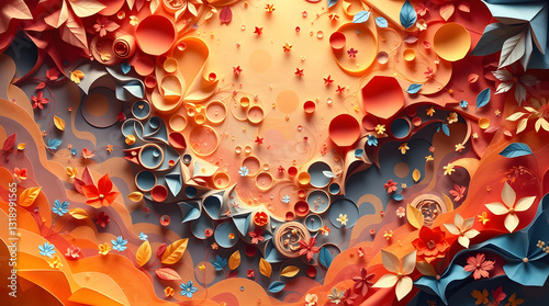abstract background with bubbles