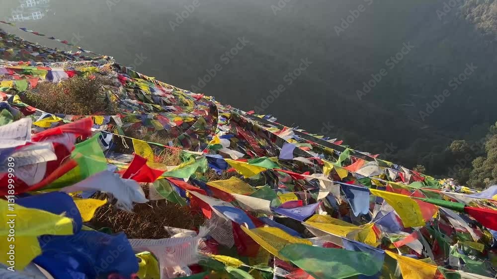 Tibetan Stupa in Kharola Glacier, Tibetan Friendship Highway; Tibet, China
