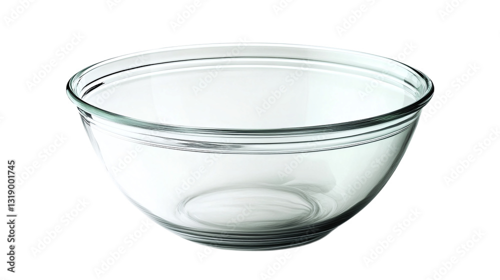 empty bowl made of glass empty bowl made of glass