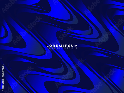 Premium background design with curved dark blue stripes pattern. Vector horizontal template for banner, luxury business, digital, invitation, voucher, luxury, prestigious gift certificate, etc.