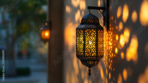 lantern in the night