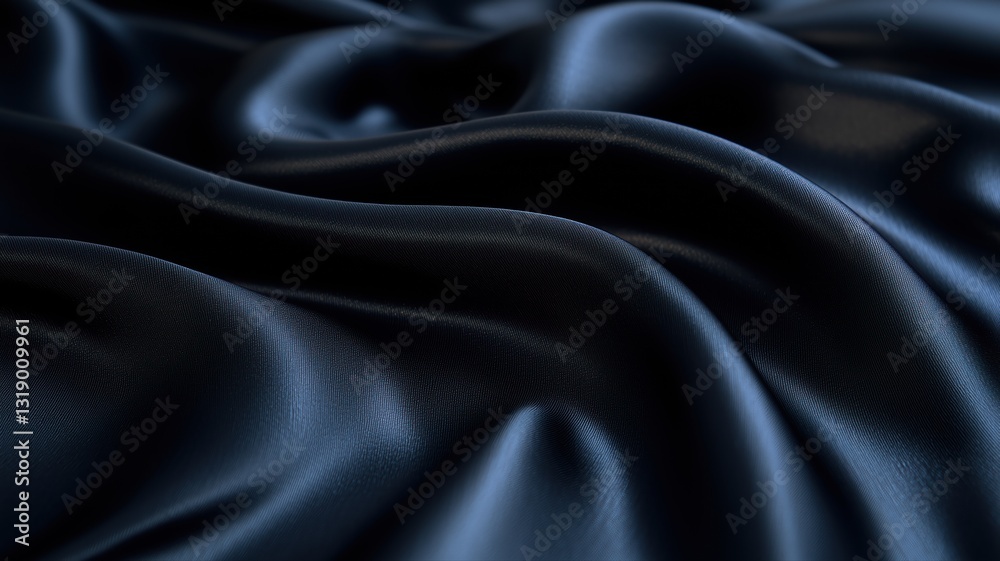 Fototapeta premium black satin fabric