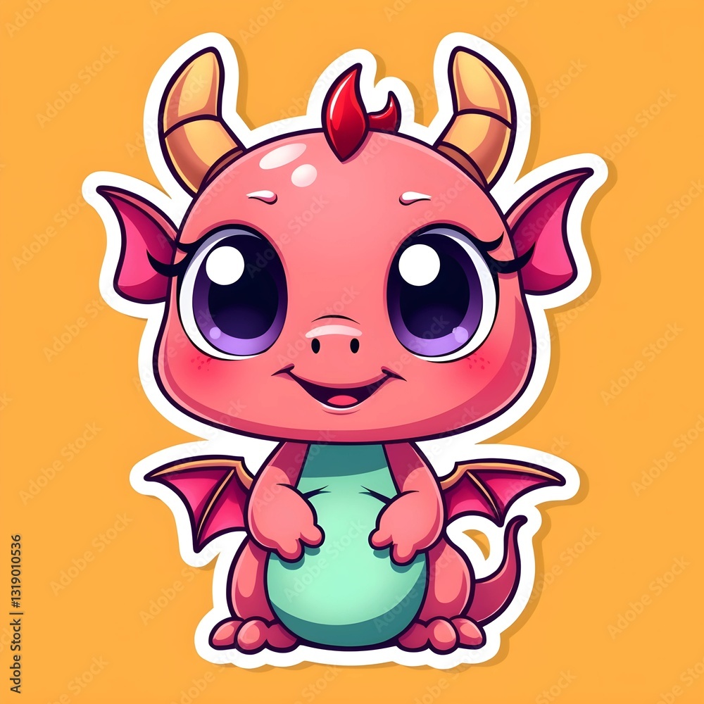 Fototapeta premium cute dragon
