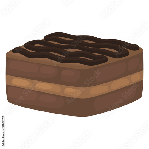 chocolate brownie cake