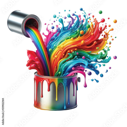 Rainbow Paint vector