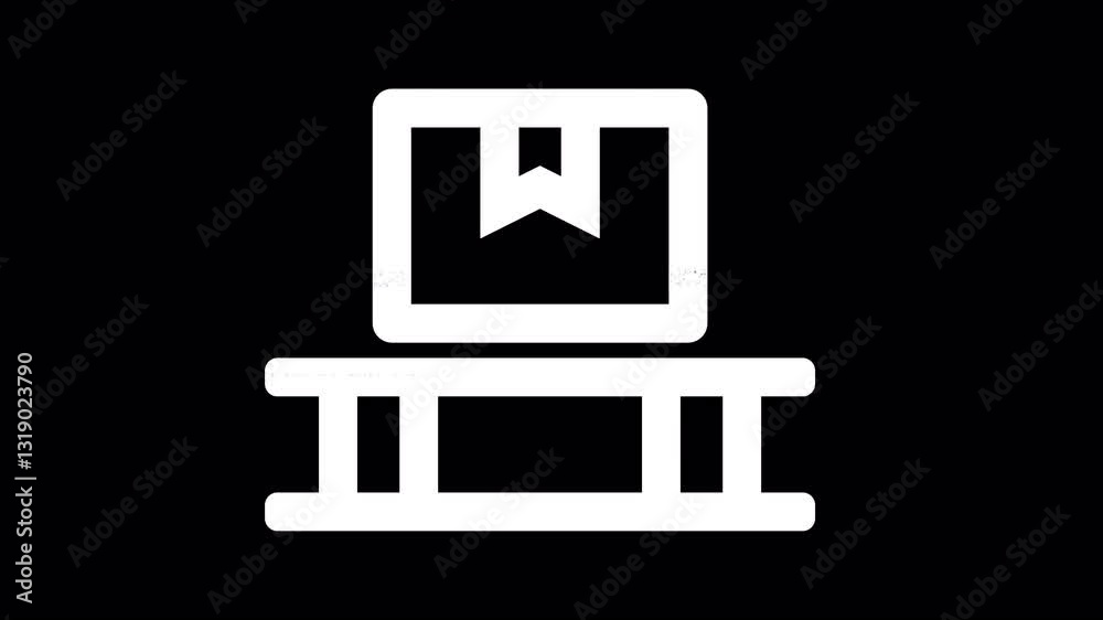 Icon pallet is distorted. Glitch. Noise, chromatic aberration, geometric distortion. Transparent background, looped. In-Out looped. Alpha BW at the end Icon pallet is distorted. Glitch. Noise, chromatic aberration, geometric distortion. Transparent background, looped. In-Out looped. Alpha BW at the end