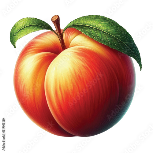 Ripe Peach vector