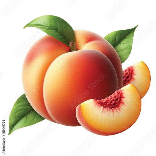 Ripe Peach vector