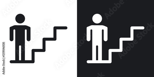 Beginner icons in solid black and white collection