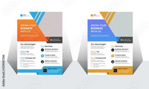 Business Flyer Template, Business Growth  Flyer Design, Professional Business Flyer Design , Modern Business Solution Flyer Design, Minimalist Professional Flyer Design.
