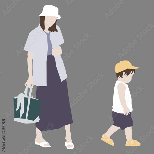 Mon and son