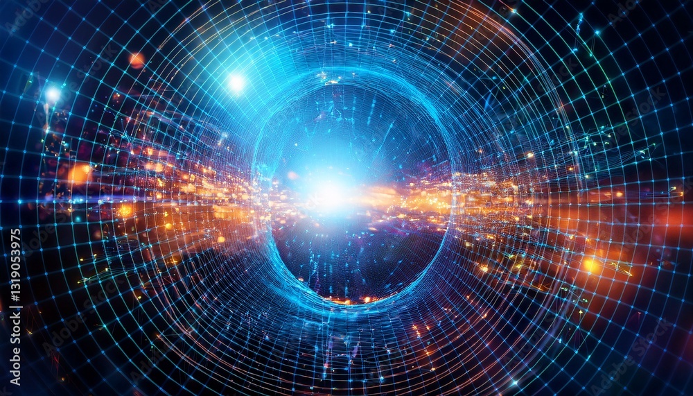 Abstract digital background. Data universe illustration. Ideal for depicting network abiliti Abstract digital background. Data universe illustration. Ideal for depicting network abiliti