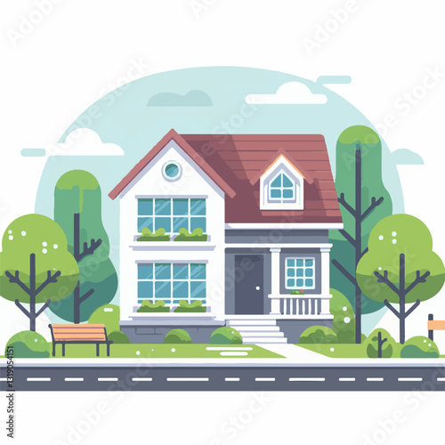 house, home, apartment, estate, business, design, property, key, icon, residential, floor, illustration, wall, room, family, modern, living, document, furniture, insurance, flat, contemporary, line, t