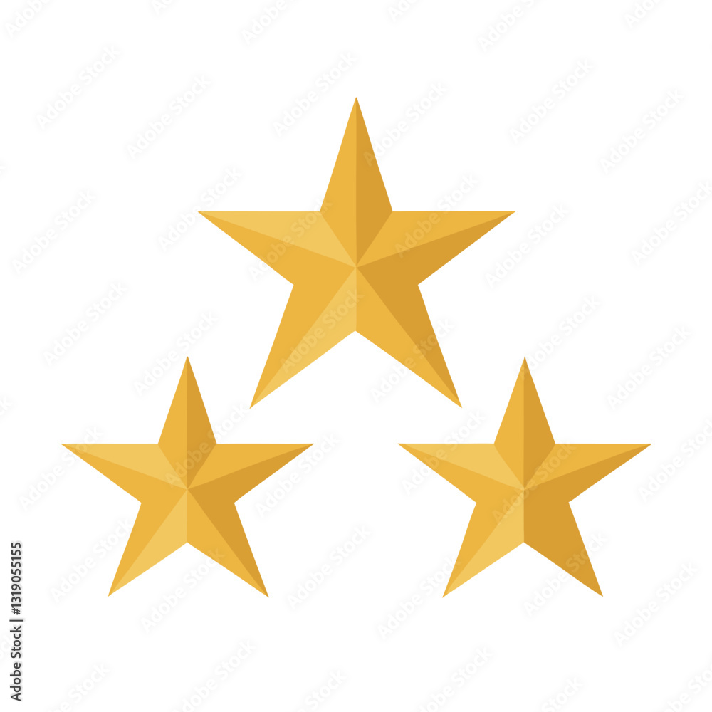 3D golden star icon isolated on white background, shiny and glossy with a metal effect, perfect for holiday and Christmas decoration, symbolizing success and award 3D golden star icon isolated on white background, shiny and glossy with a metal effect, perfect for holiday and Christmas decoration, symbolizing success and award