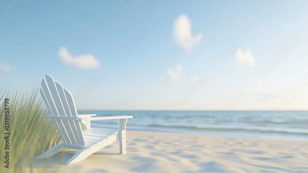 Calm beach scene, gentle waves lapping at shore, sunlit sky with a few clouds, perfect for relaxation and escape. Calm beach scene, gentle waves lapping at shore, sunlit sky with a few clouds, perfect for relaxation and escape.