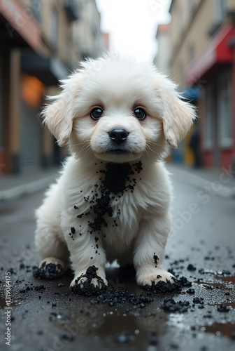 sad dog