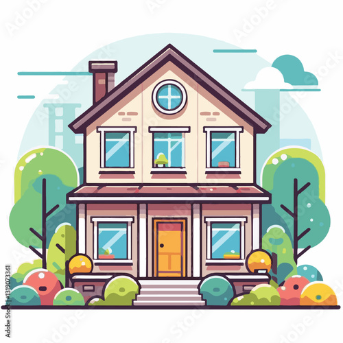 house, home, apartment, estate, business, design, property, key, icon, residential, floor, illustration, wall, room, family, modern, living, document, furniture, insurance, flat, contemporary, line, t