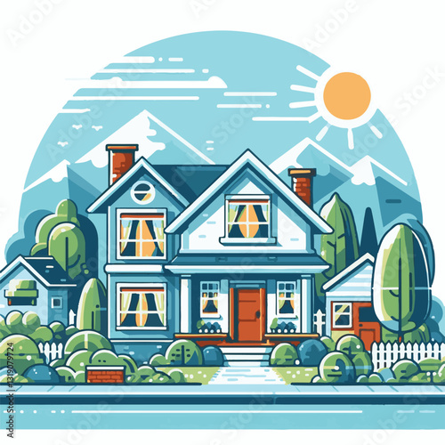 house, home, apartment, estate, business, design, property, key, icon, residential, floor, illustration, wall, room, family, modern, living, document, furniture, insurance, flat, contemporary, line, t