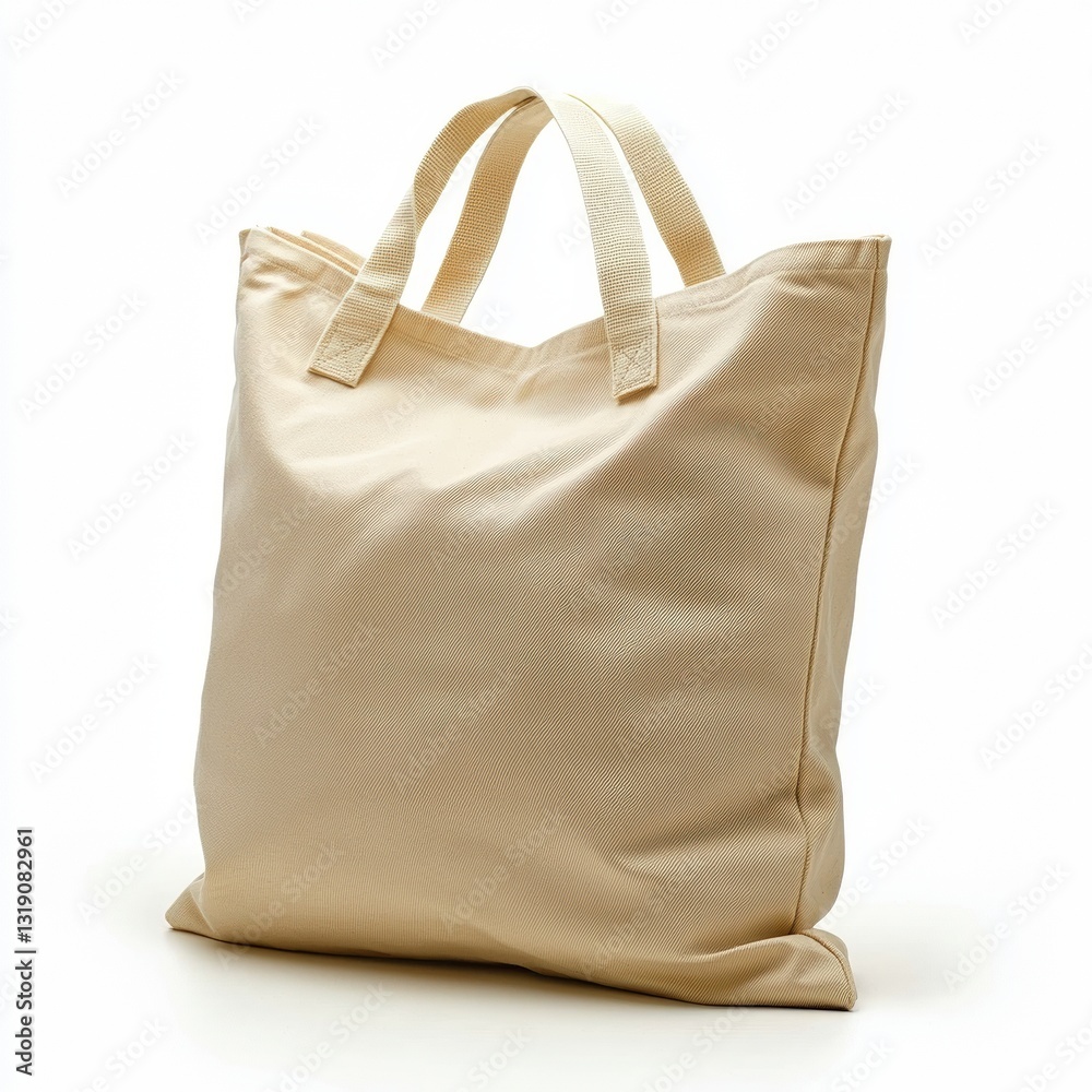 a beige tote bag on white background a beige tote bag on white background