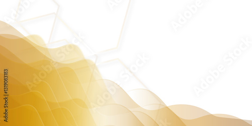 abstract geometric mosaic. Modern abstract light silver gold white background vector. Elegant concept design with golden line.  Vector illustration. Wave with lines created using blend tool. 