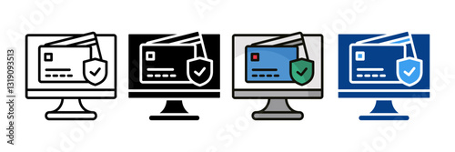 Payment  Icon Set Multiple Style Collection
