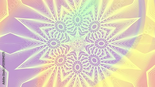 Easter Background with Pastel Colors A vibrant, abstract design featuring intricate patterns and soft pastel colors, creating a visually stimulating and mesmerizing effect.