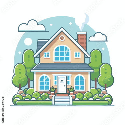 house, home, apartment, estate, business, design, property, key, icon, residential, floor, illustration, wall, room, family, modern, living, document, furniture, insurance, flat, contemporary, line, t