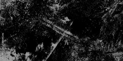 Urban texture vector distress grainy grungy effect background. Dark grungy black textured of the black marble background. Isolated Black on White Background. Dirty black and white grunge.