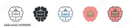 Business Intelligence Icon Set Multiple Style Collection