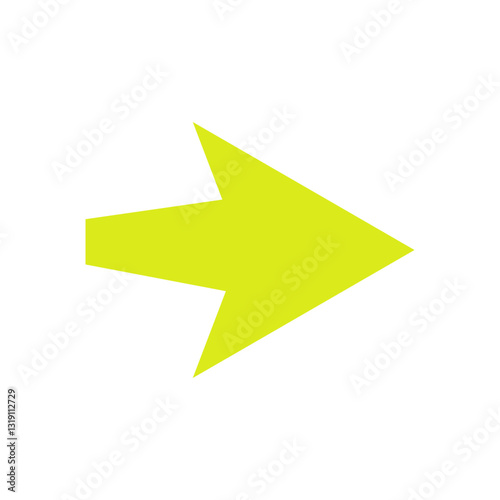 Free Download Yellow Arrow Simple Element - GFXLoad