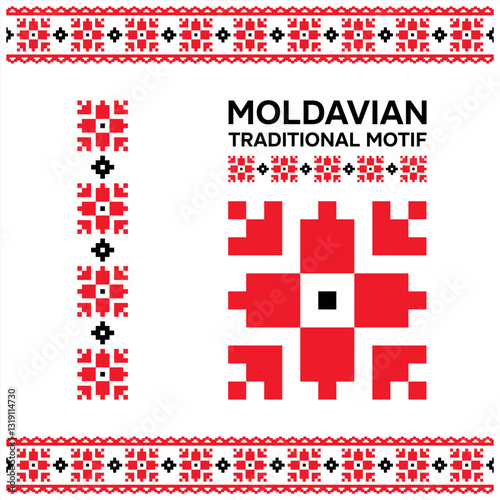 Moldavian ethnic ornament.