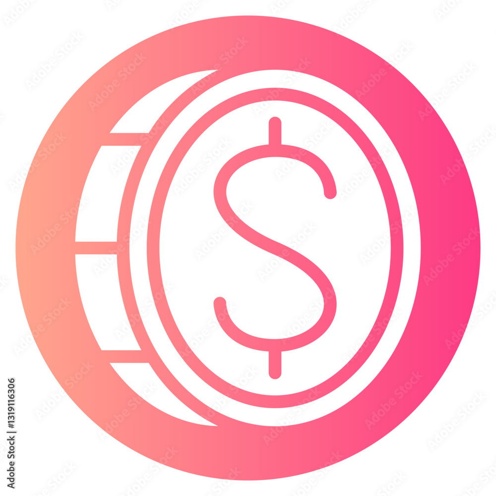 money gradient icon money gradient icon