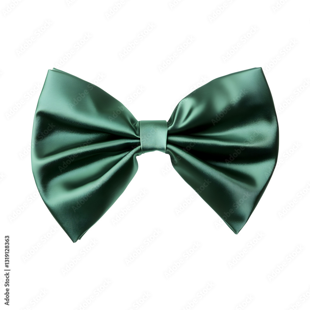 Giant Green Bow Tie Isolated on Transparent Background Giant Green Bow Tie Isolated on Transparent Background
