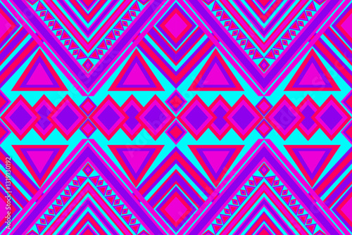 Geometric ethnic, design for decorative, clothing, carpet, background, fabric, handcraft, tribal, square, seamless, retro, draperies, geometric traditional ethnic, cushions, pillow, Print, pillowcase