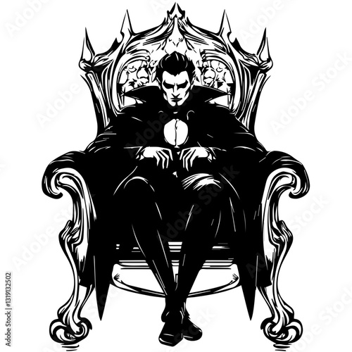 Exploring the Dark Elegance: Dracula’s Regal Silhouette and Mysteries