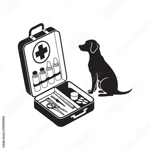 dog  silhouette 