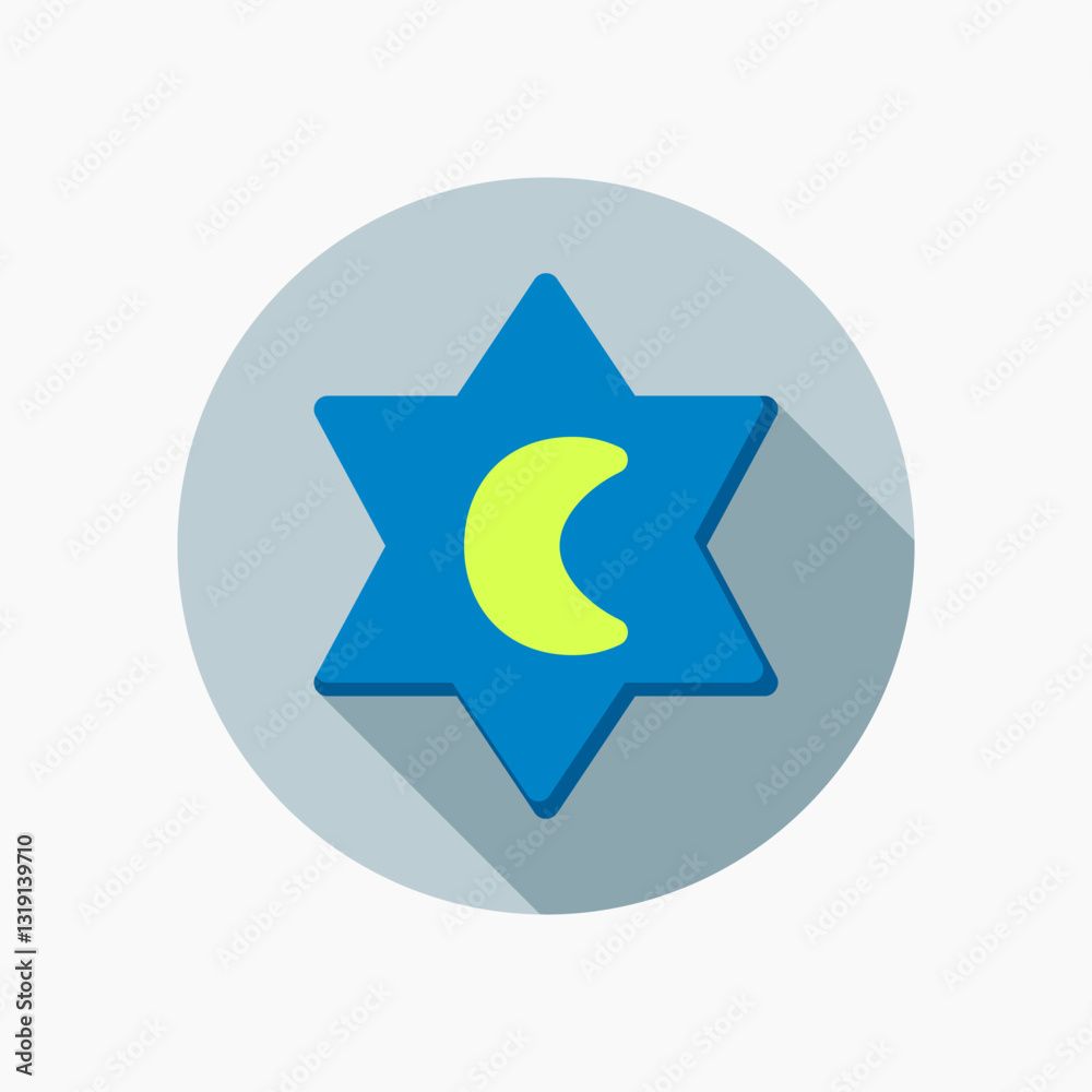 Design Illustration graphic of islamic symbol icon with flat style. Suitable for UI, mobile design, web design, etc. Design Illustration graphic of islamic symbol icon with flat style. Suitable for UI, mobile design, web design, etc.