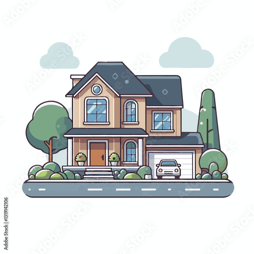 house, home, apartment, estate, business, design, property, key, icon, residential, floor, illustration, wall, room, family, modern, living, document, furniture, insurance, flat, contemporary, line, t