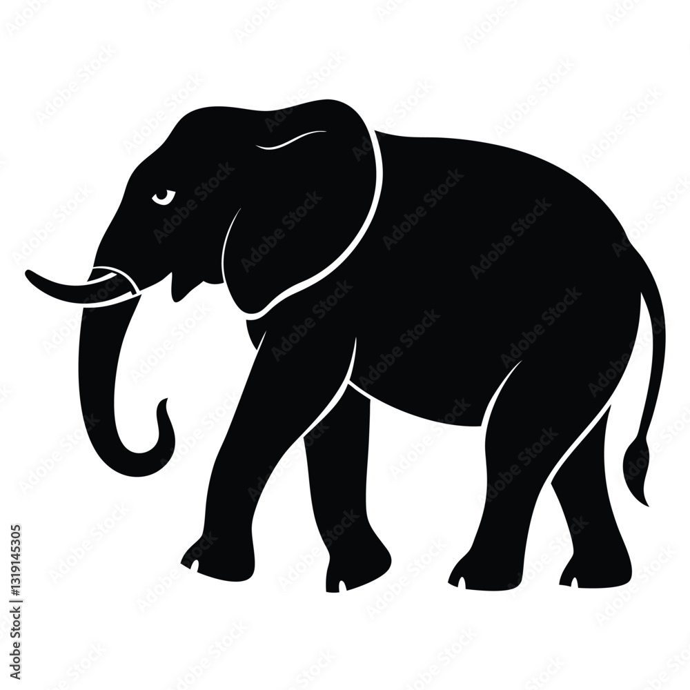 Fototapeta premium elephant vector illustration
