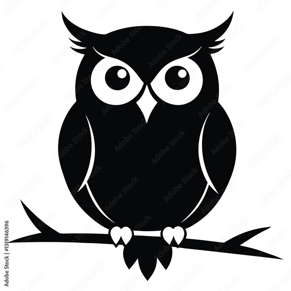 Fototapeta premium owl on a branch